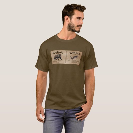  Kodiak Salmon Label T-shirt (Voorkant volledig)