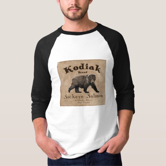Kodiak Salmon Label T-shirt (Voorkant)