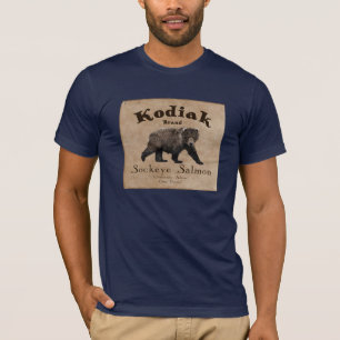 Kodiak Salmon Label T-shirt
