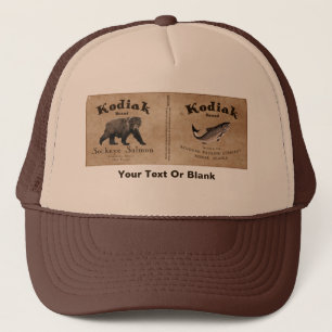 Kodiak Salmon Label Trucker Pet