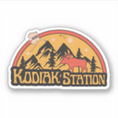 Kodiak Station, Alaska Sticker (Voorkant)