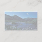 Kodiak Stream en bergen in de zomer Visitekaartje (Achterkant)