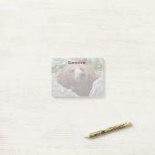 Kodiakbeer Post-it® Notes (Op bureau)