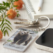 Kodiakbeer Sleutelhanger (Voorkant Rechts)