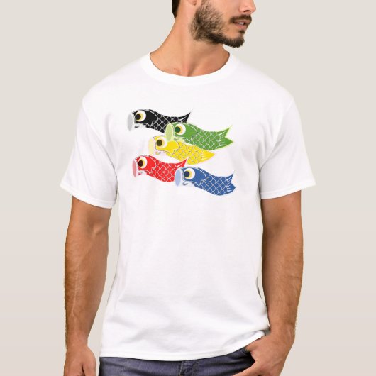 Kodomo-no-hi Carp Streamers T-shirt (Voorkant)