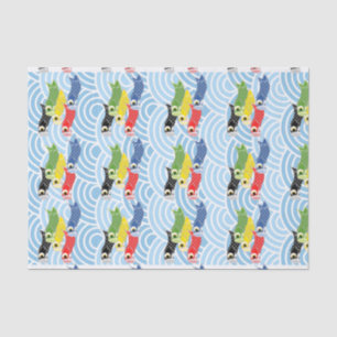 Kodomo-no-hi Carp Streamers Tissuepapier