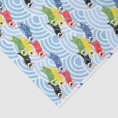 Kodomo-no-hi Carp Streamers Tissuepapier (Detail)