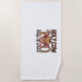 Koe 100 dagen school 100ste dag schoolonderwijs strandlaken (Voorkant)