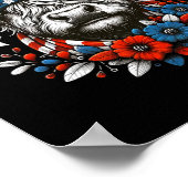 Koe 4 juli Amerikaanse Onafhankelijkheidsdag Poster (Hoek)