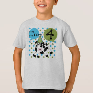 Koe 4e verjaardag t-shirt