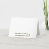 Koe 50ste verjaardag Kaart (Achterkant)