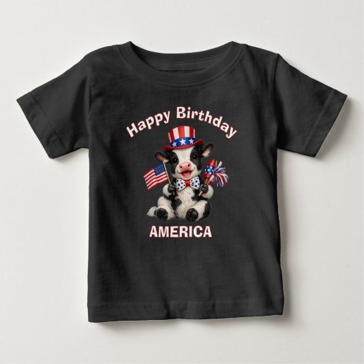 Koe (5b) Patriottisch Kinder T-Shirt (Voorkant)