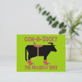 Koe A Socky Briefkaart (Staand voorkant)