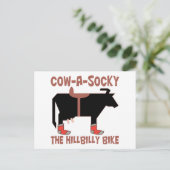 Koe A Socky Briefkaart (Staand voorkant)