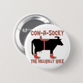 Koe A Socky Ronde Button 5,7 Cm (Voorkant /achterkant)