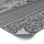 Koe aan de zijkant van het wegmonument 16x20 poster (Hoek)