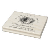  Koe Aangepast Rundvee Boerderij Retouradres Rubberstempel (Stempel)