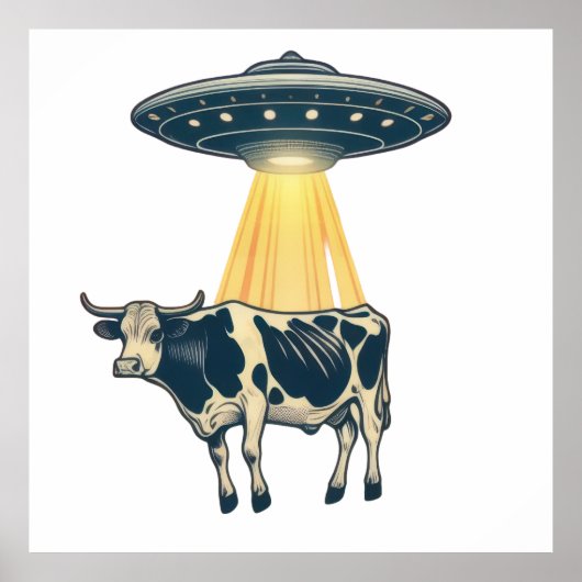 Koe Abductie Poster (Voorkant)