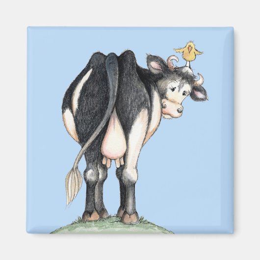 Koe achter magneet (Voorkant)