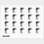 Koe achter - Stickers (Vel)