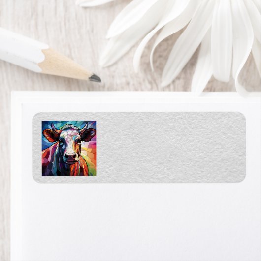 Koe Adresetiketten Etiket (Insitu)