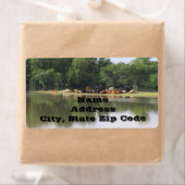 Koe Adresetiketten Etiket (Insitu)