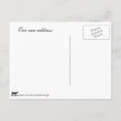  koe adreswijziging aankondigingskaart (Achterkant)