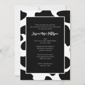 Koe AfdrukAfstuderen Foto Kaart (Achterkant)