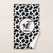 Koe afdrukken bad handdoek (Handdoek)