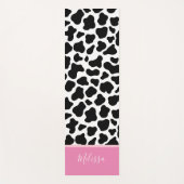 Koe Afdrukken Boerderij Dierlijk patroon Yoga Gift Yogamat (Voorkant)