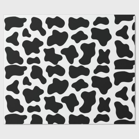 Koe afdrukken cadeaupapier (Vlak)