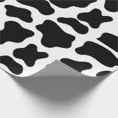 Koe afdrukken cadeaupapier (Hoek)