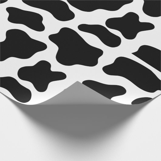 Koe afdrukken cadeaupapier (Hoek)