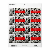Koe afdrukken etiket (Full Sheet)