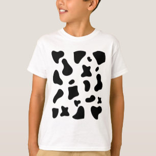 Koe Afdrukken Halloween Costume Koe Dier T-shirt
