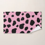 Koe afdrukken, Koe Patroon, Koe spots, roze Koe Bad Handdoek (Handdoek)