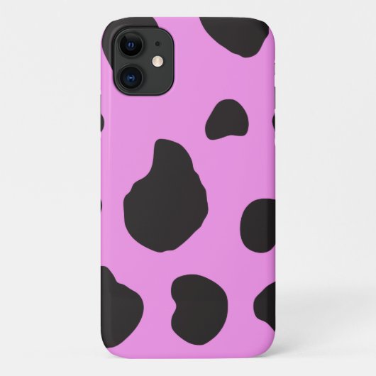 Koe afdrukken, Koe Patroon, Koe spots, roze Koe Case-Mate iPhone Case (Achterkant)