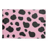 Koe afdrukken, Koe Patroon, Koe spots, roze Koe Kussensloop (Achterkant)