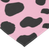 Koe afdrukken, Koe Patroon, Koe spots, roze Koe Tafelkleed (Gekanteld)