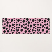 Koe afdrukken, Koe Patroon, Koe spots, roze Koe Yogamat (Achterkant (horizontaal))
