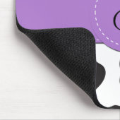 Koe afdrukken, Koe spots, Zebrastrips, monogram Muismat (Hoek)