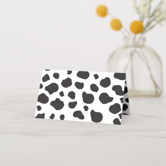 Koe afdrukken, Koeien spuiten, zwart en wit, bruil Plaatskaartje (Achterkant)