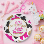 Koe Afdrukken Laatste Rodeo Bachelorette Borden Papieren Bordje (Feest)