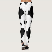 Koe afdrukken leggings (Achterkant)