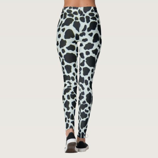 Koe afdrukken leggings (Achterkant)