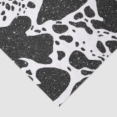 Koe afdrukken met Glitter Tissuepapier (Detail)