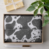 Koe afdrukken met Glitter Tissuepapier (Geschenk)