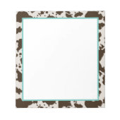 Koe afdrukken notitieblok (Voorkant)