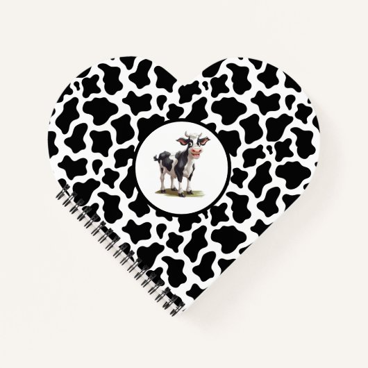 Koe afdrukken notitieboek (Voorkant)