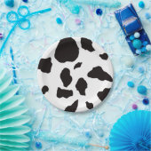 Koe afdrukken papieren bordje (Feest)